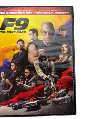 F9 The Fast Saga DVD 2021 PG13 Vin Diesel Universal Studios Directors Cut